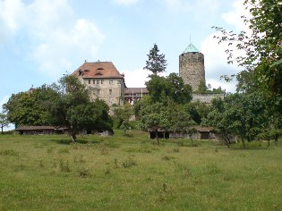 Altmühltal-Radweg: Burg in Colmberg