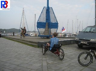Auf der Hafenpromenade in Eckernförde