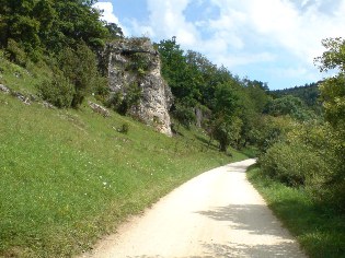 Altmühltal-Radweg unweit von Altendorf