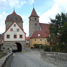 Unteres Tor in Ornbau, Altmühltal-Radweg