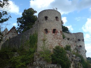 Burg in Pappenheim - Altmühltal-Radweg