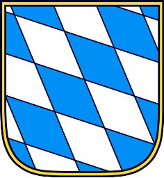 Landessymbol Bayern, Stadt Bogen, Donau-Radweg