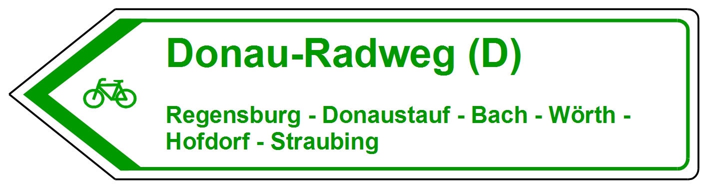 Donau-Radweg, Regensburg, Donaustauf, Bach, Wörth, Hofdorf, Straubing
