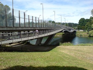 Glacisbrücke in Ingolstadt, Donau-Radweg