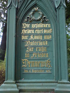 Obelisk auf dem Denkmalsberg von Dennewitz