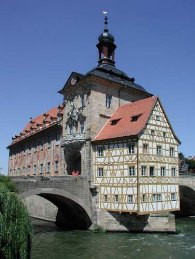 Altes Rathaus in Bamberg, Main-Radweg