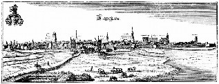 Ansicht von Greifswald 1652 (Matthäus Merian)