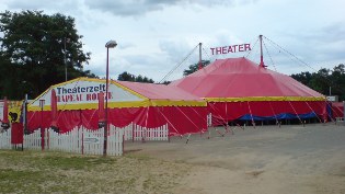 Theaterzelt Chapeau Rouge in Heringsdorf auf Usedom