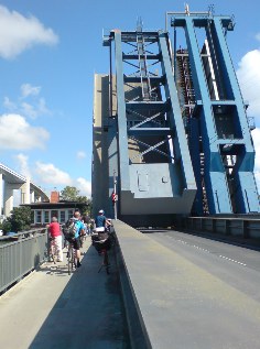 Rügendamm mit Ziegelgrabenbrücke