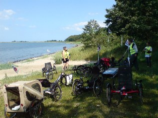 Unterwegs auf dem Ostseeküsten-Radweg: An der Eckernförder Bucht